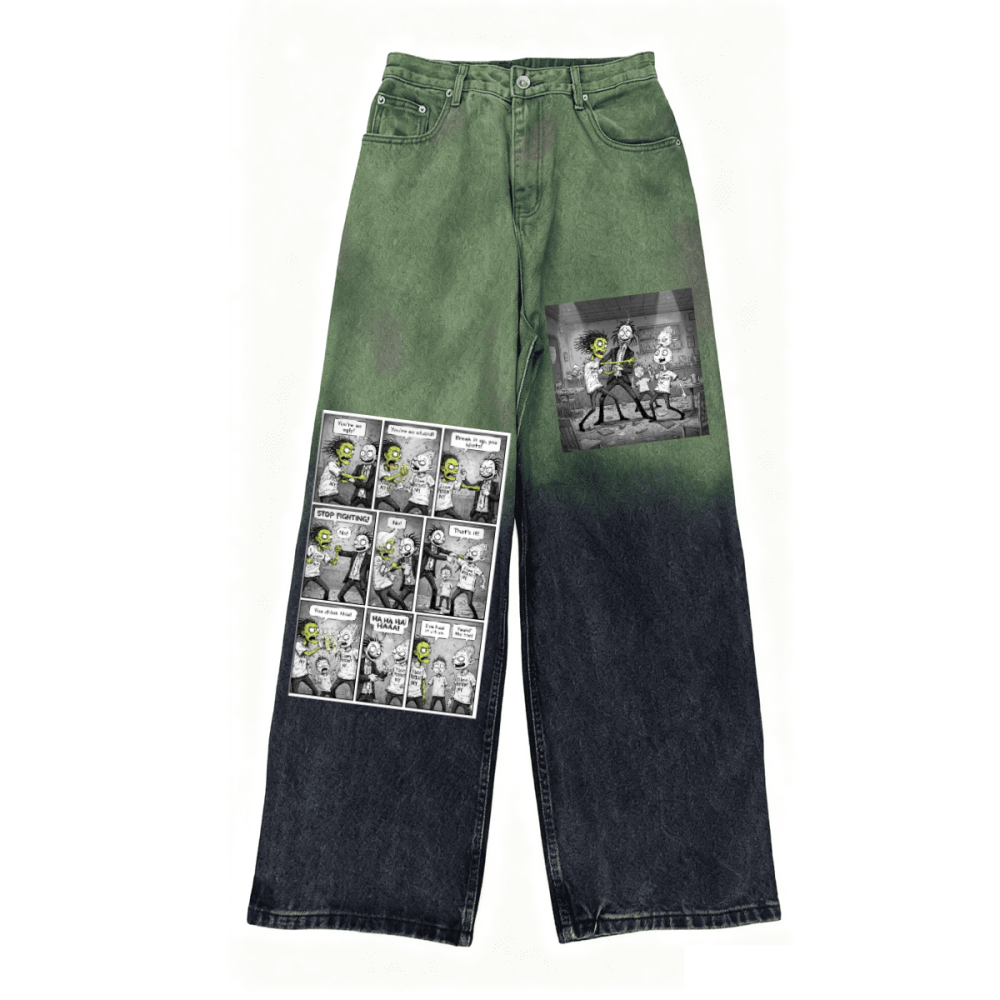 Unisex Aurora Loose Wide-leg Jeans