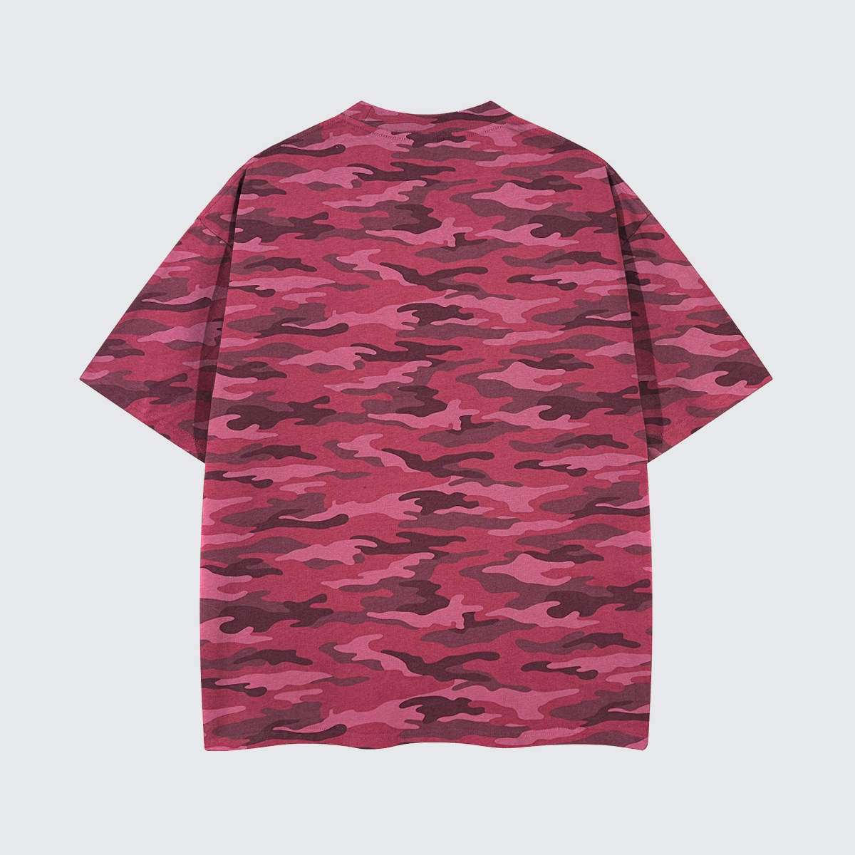 Unisex Heavyweight Cotton Rose Camo Oversized T-Shirt (270GSM)