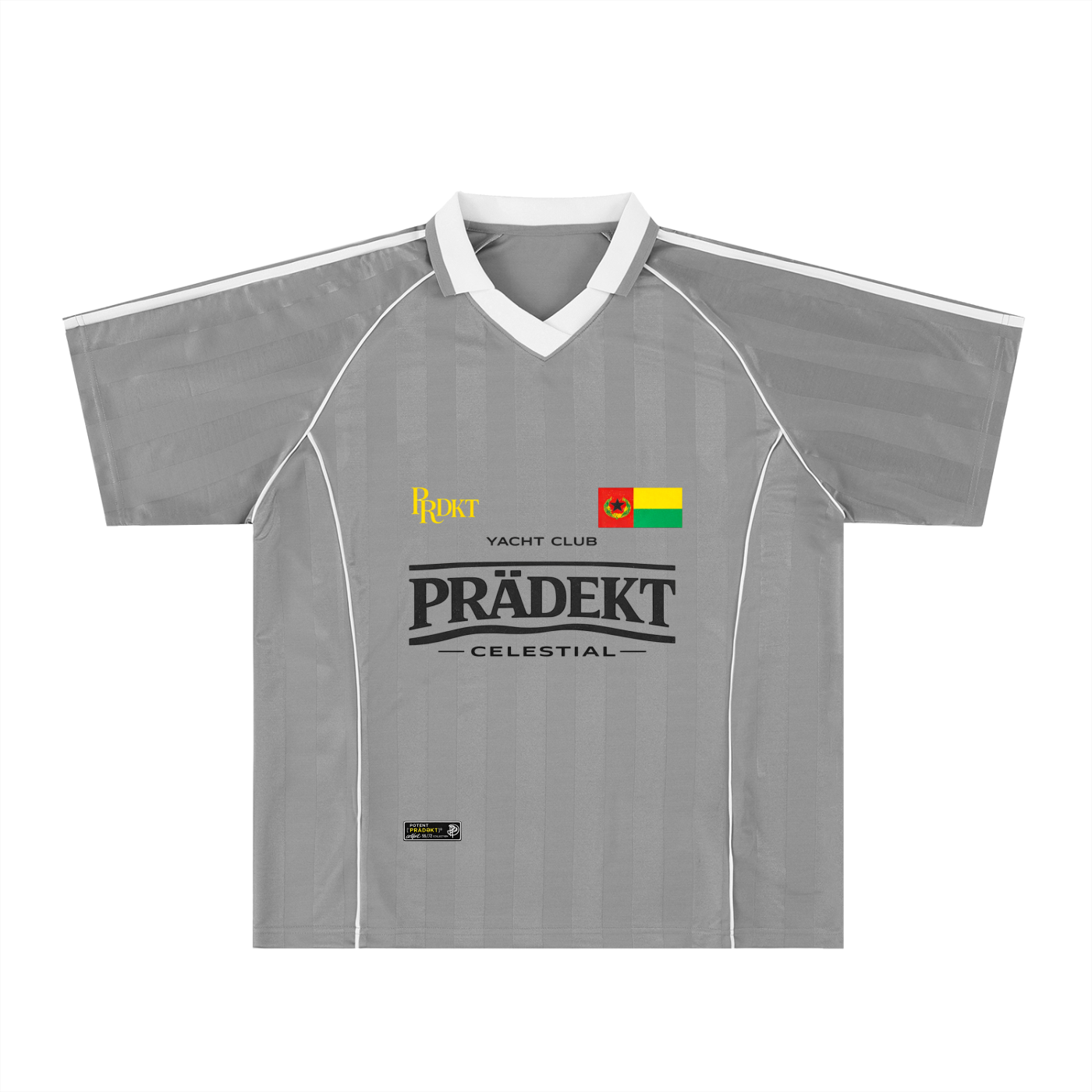 Shadow Stripe Collared Soccer Jersey