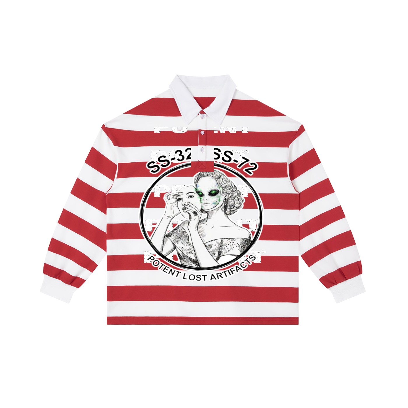 Color Block Stripe Polo Shirt