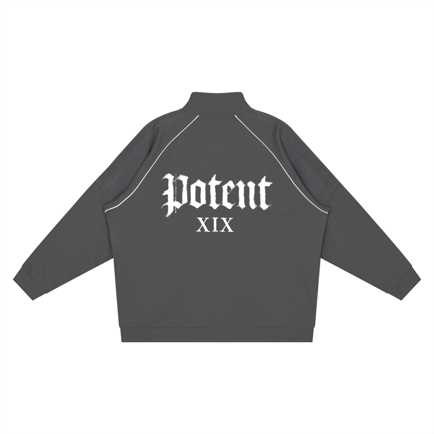 Reflection Striped Raglan Sleeve  Jacket