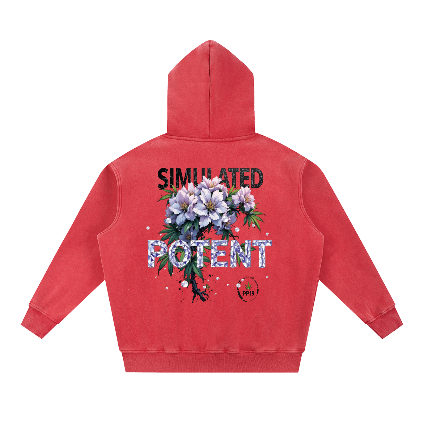 Snow Wash Fleece Oversize Hoodie 355 GSM