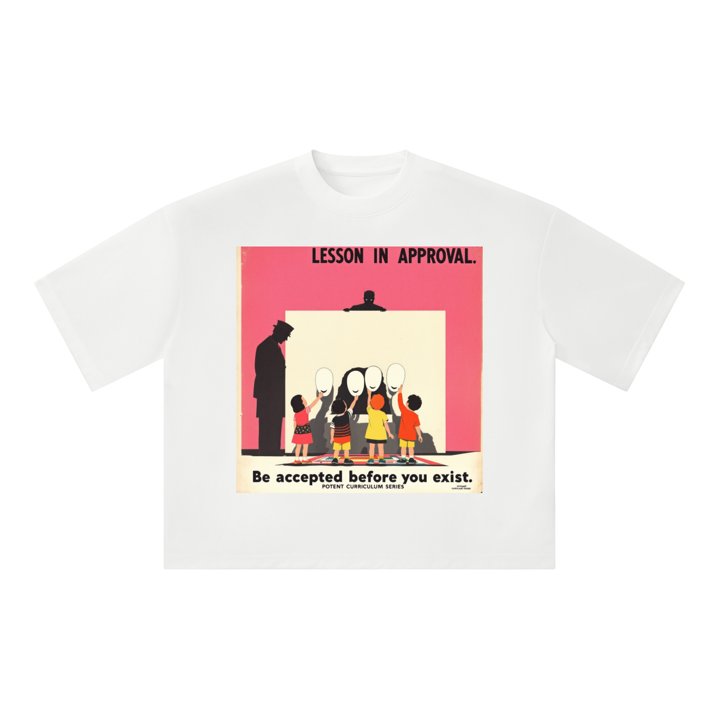 Unisex Boxy Mesh Crewneck T-Shirt