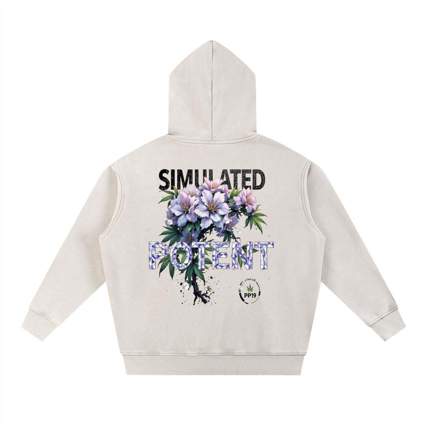 Snow Wash Fleece Oversize Hoodie 355 GSM