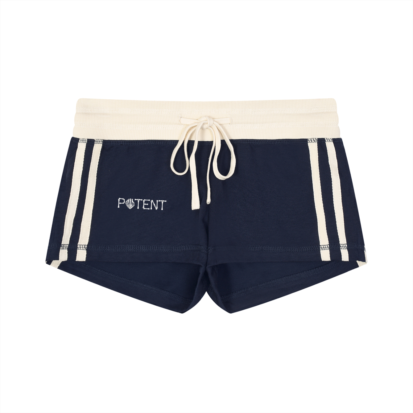 Women's Contrast Stripe Track Shorts