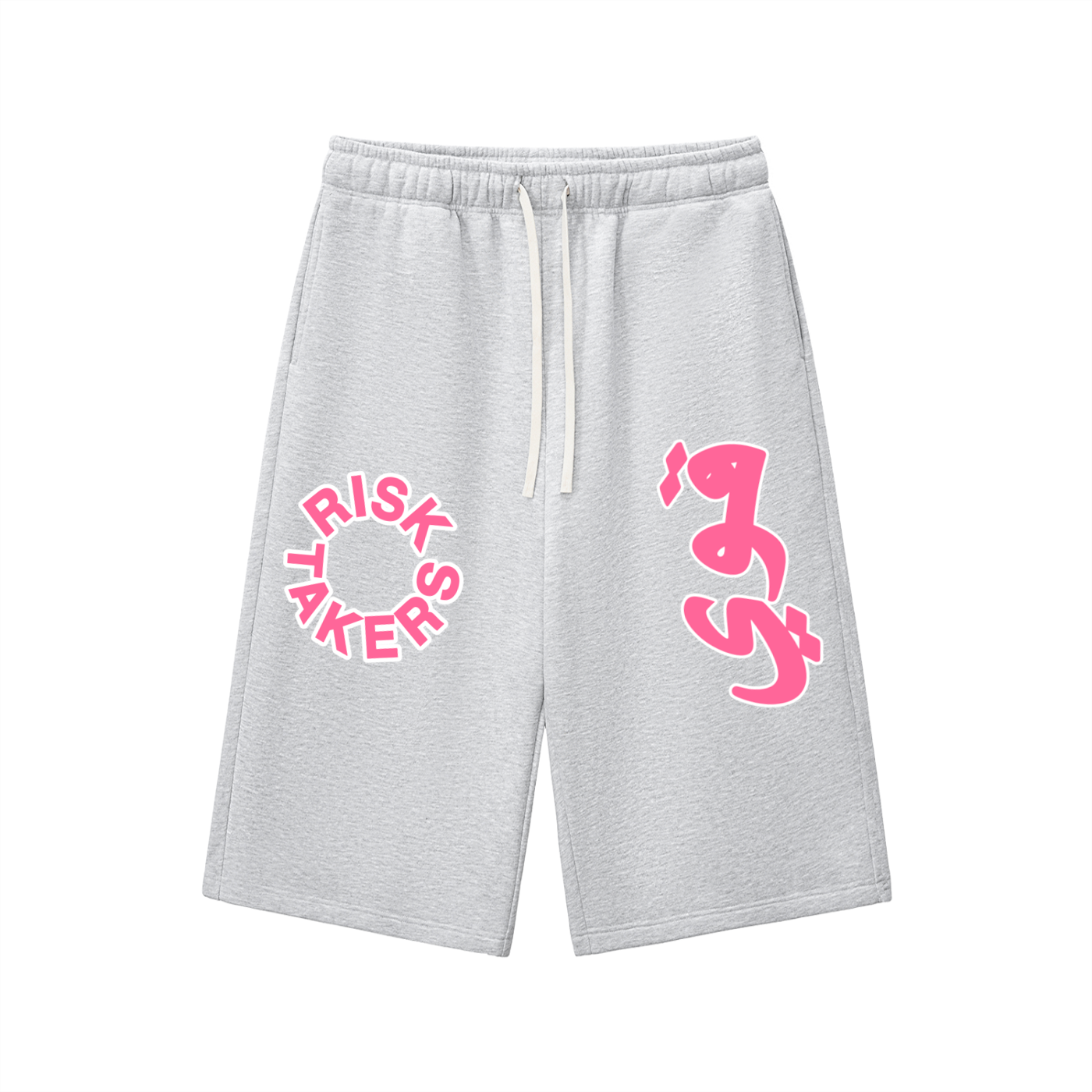 Relaxed Drawstring Three-quarter Sweatpants