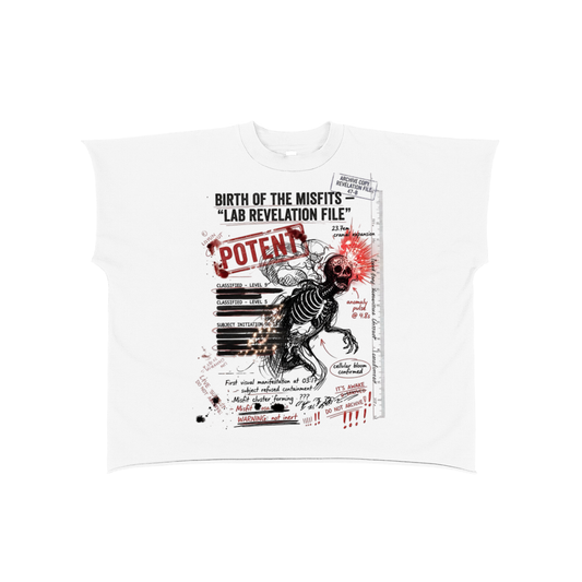 Raw Edge Boxy Non-Shrink T-Shirt