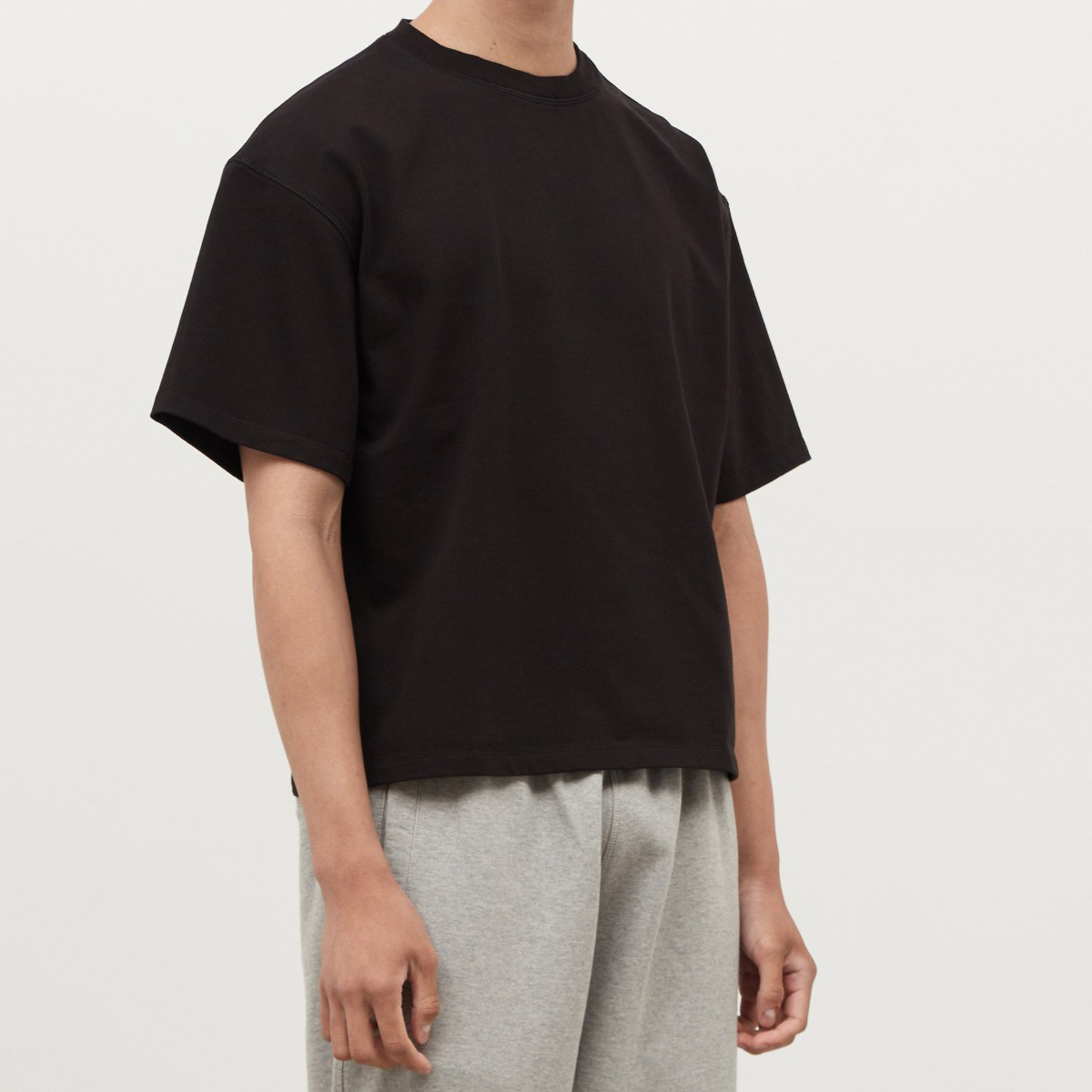 Unisex Heavyweight Short-Sleeved Oversized Cropped T-Shirt(280GSM)