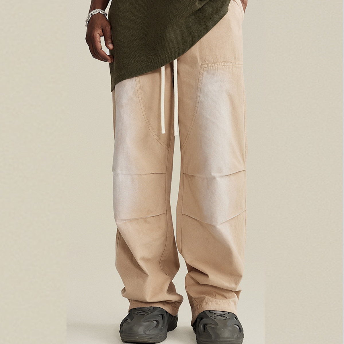 Heavyweight Vintage Washed Monkey Wash Lumberjack Work Pants(270GSM)