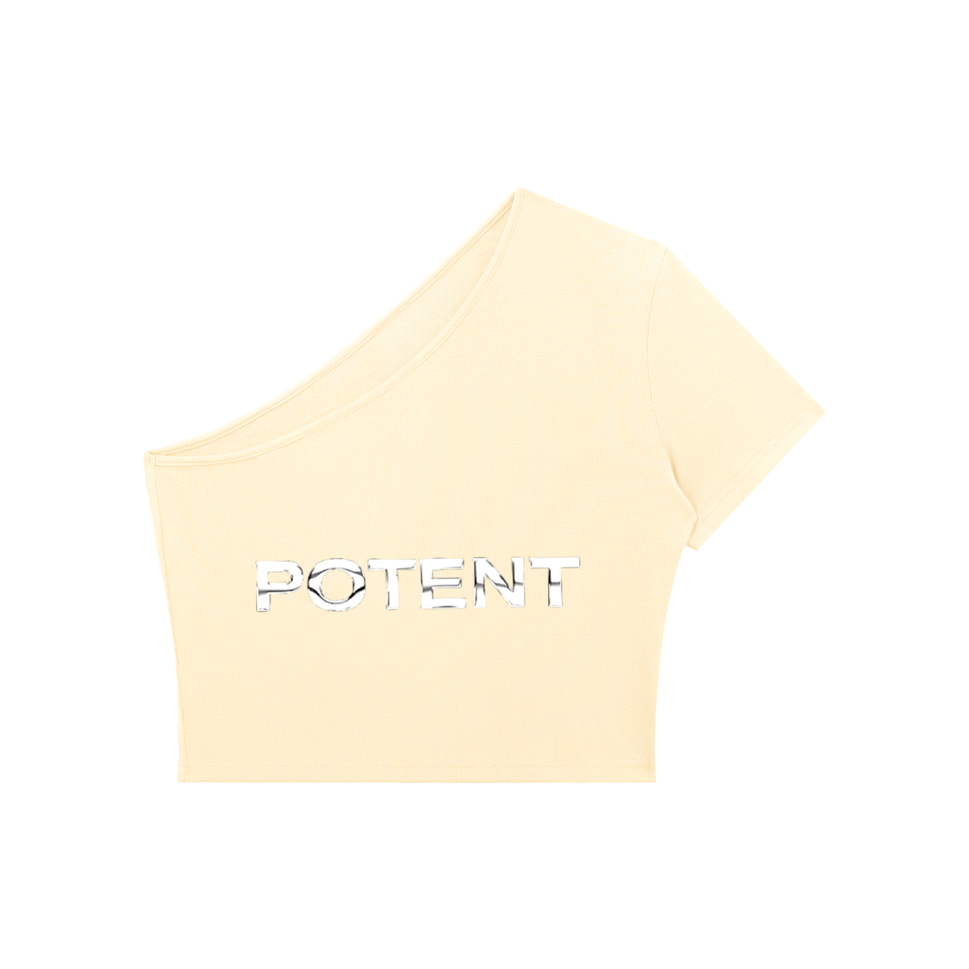 Women's One-Shoulder Crop T-Shirt