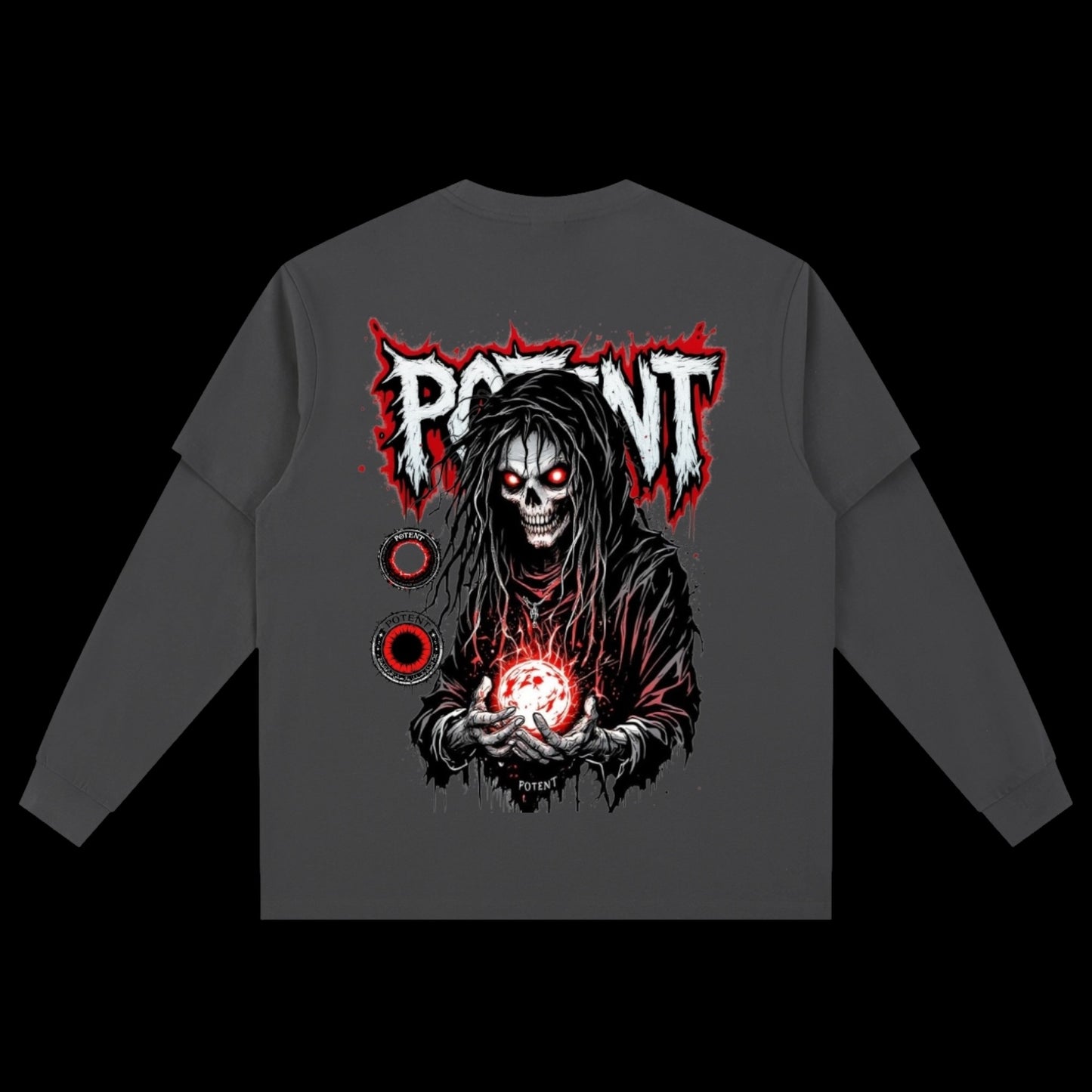 Layered Long Sleeve Oversized Tee