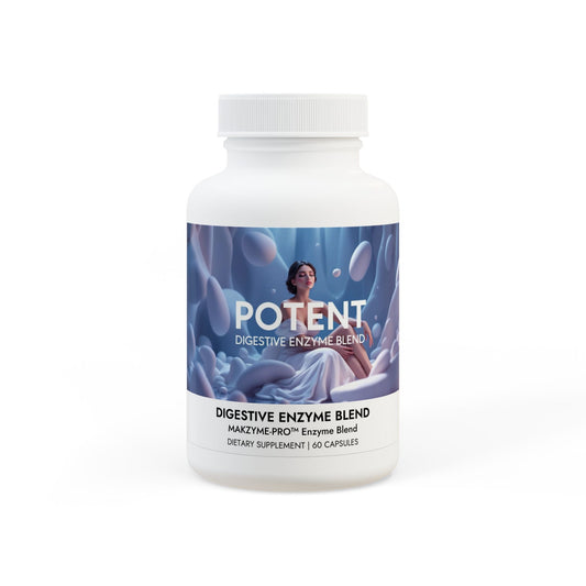 POTENTS' Digestive Enzyme Blend Supplement (60 Capsules)