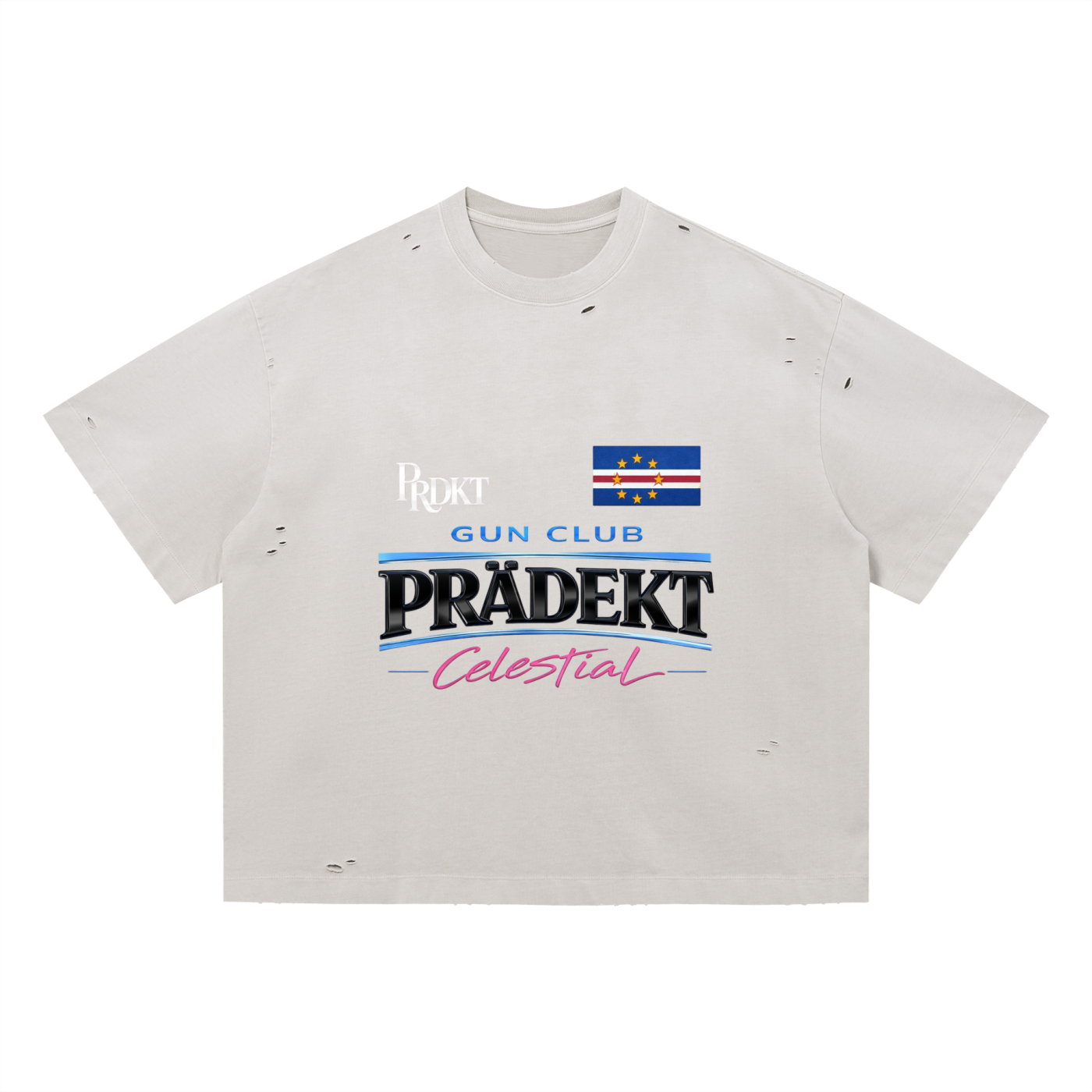 Vintage Washed Distressed Boxy Oversized T-Shirt