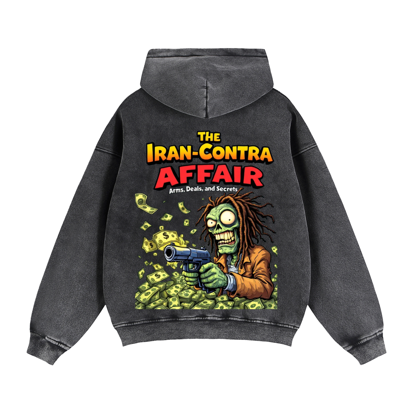 Zip-Through Boxy Fleece Hoodie 355 GSM