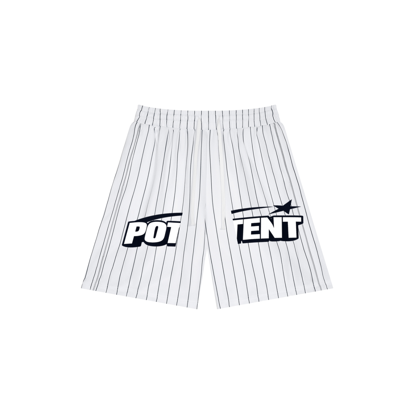 Unisex Striped Loose Fit Shorts