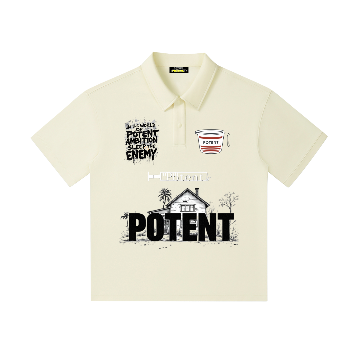 Drop Shoulder Short-Sleeve Polo