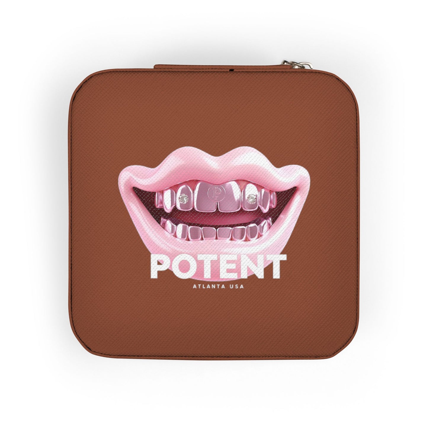 POTENT Mini Jewelry  Case — Nft skins Graphic "Potent" Design