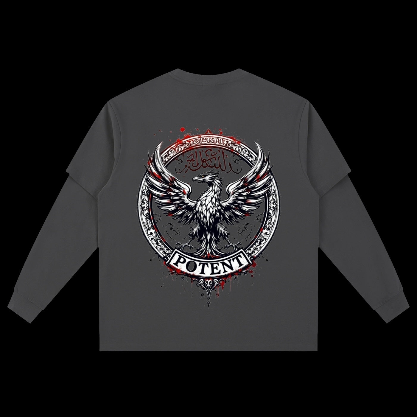 Layered Long Sleeve Oversized Tee