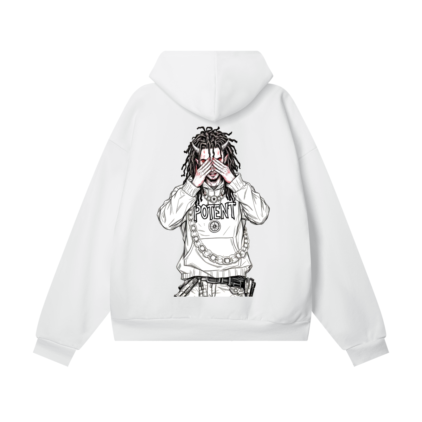 Oversize Heavyweight Hidden Pocket Fleece Hoodie - 460 GSM