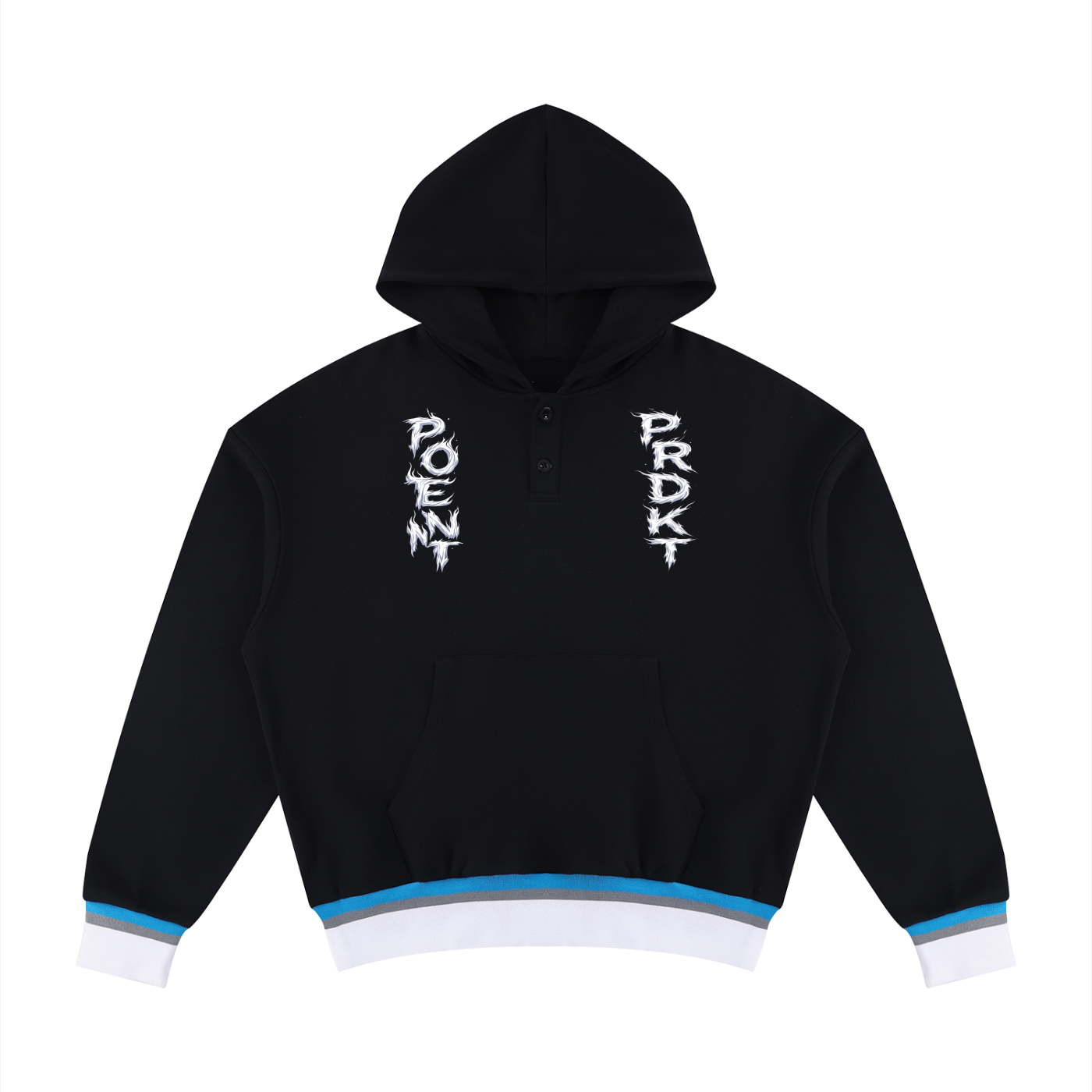 Unisex Oversized Color Block Boxy Hoodie
