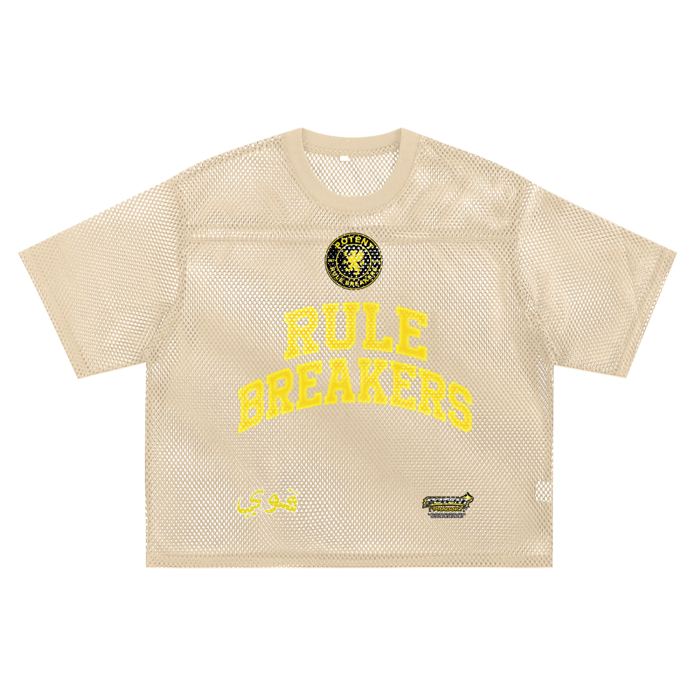 See-through Boxy Net T-Shirt