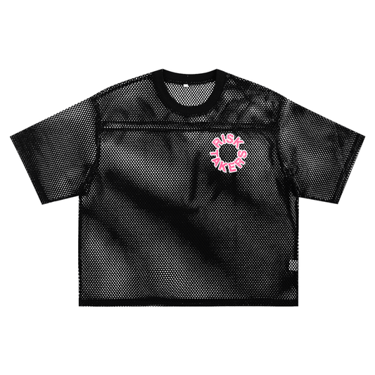 See-through Boxy Net T-Shirt