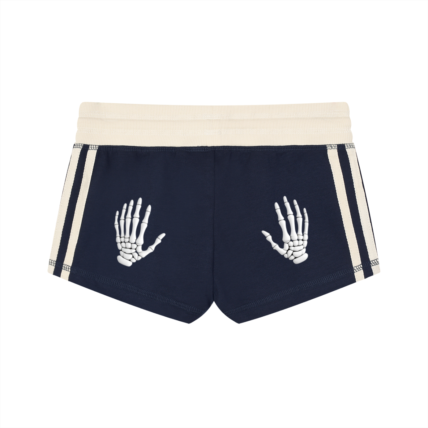 Women's Contrast Stripe Track Shorts