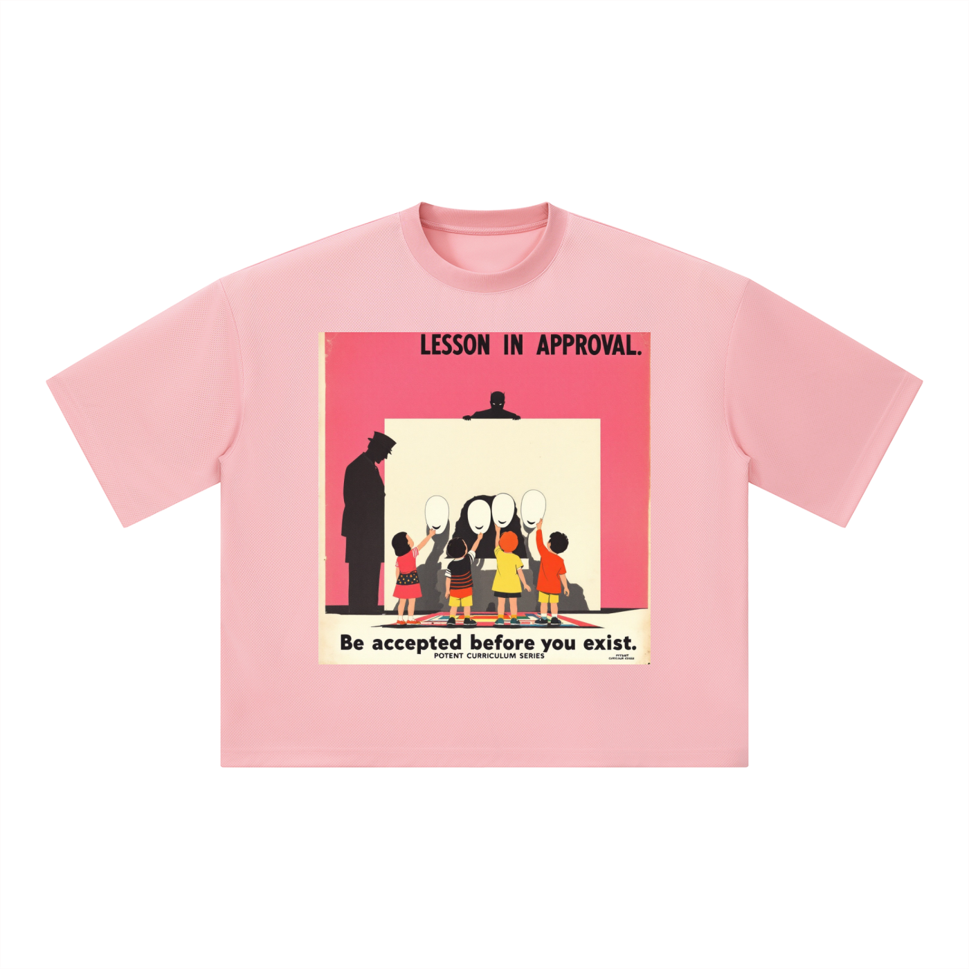 Unisex Boxy Mesh Crewneck T-Shirt