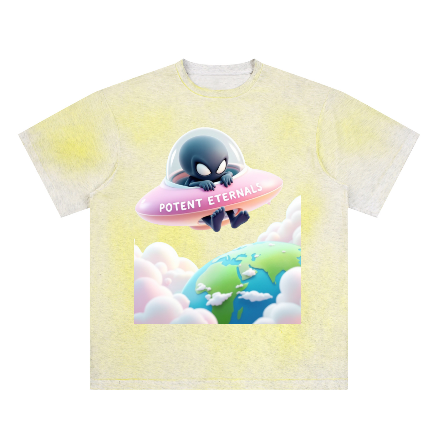 Sun Fade Hand-Painted T-Shirt