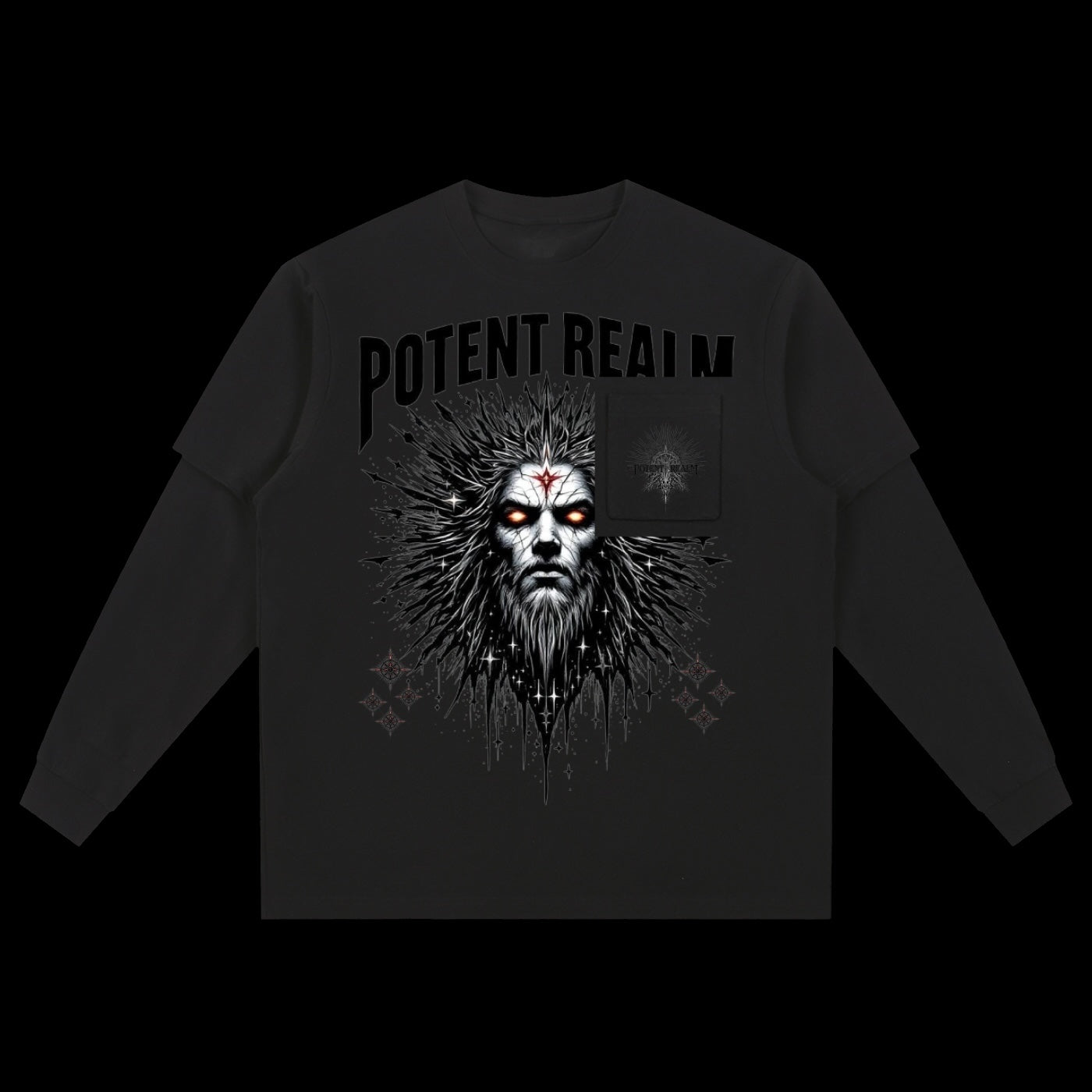 Layered Long Sleeve Oversized Tee