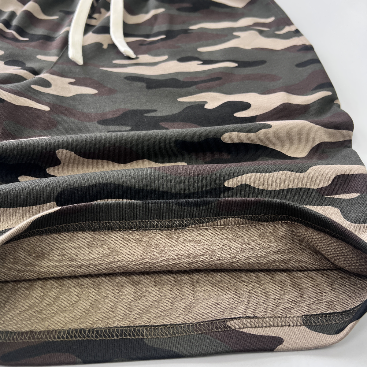 Unisex Heavyweight 100% Cotton French Terry Camo Shorts (420GSM)