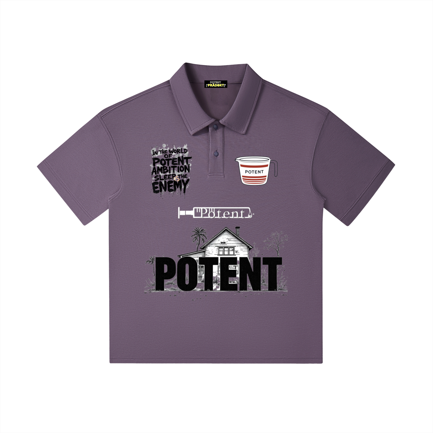 Drop Shoulder Short-Sleeve Polo