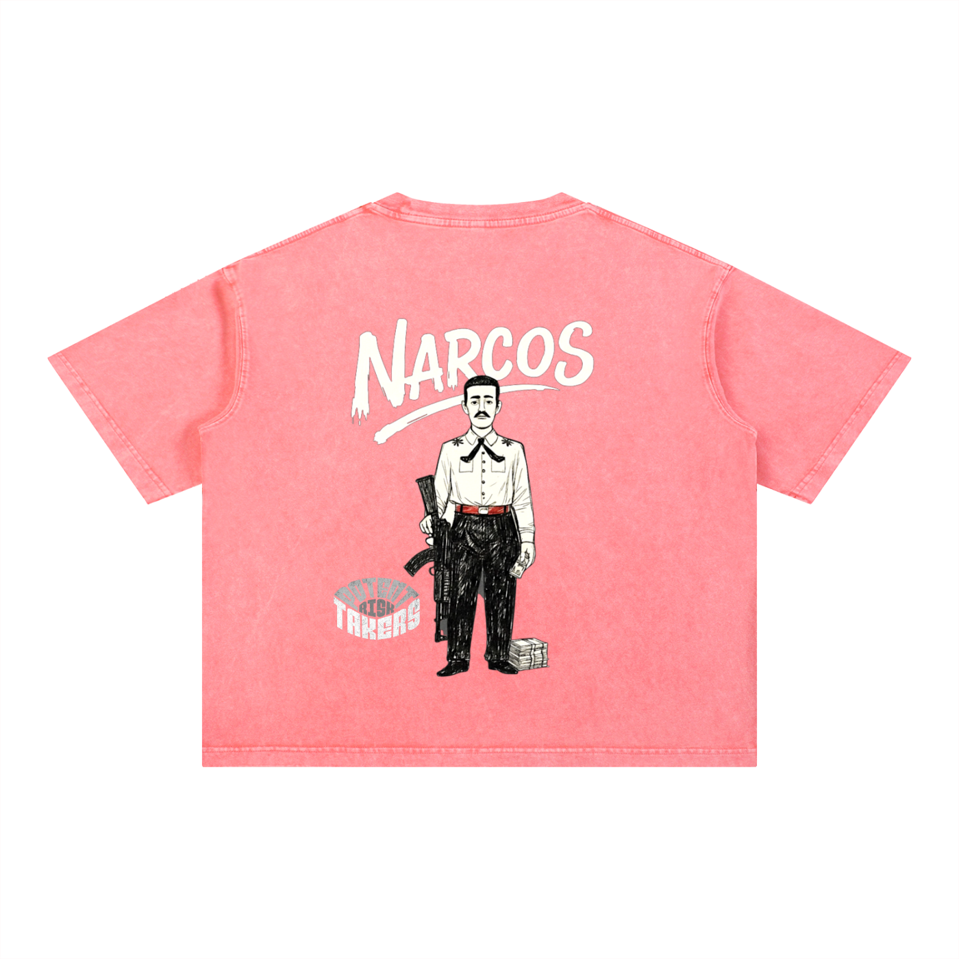 Mineral Wash Boxy Cotton T-Shirt
