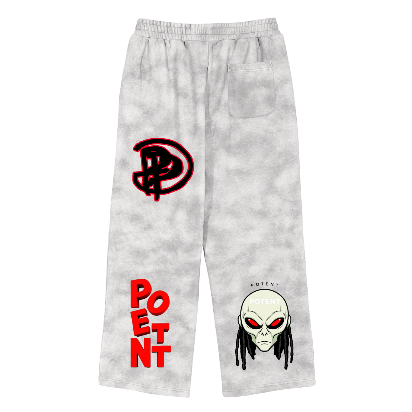 Dirty Washed Fleece Sweatpants