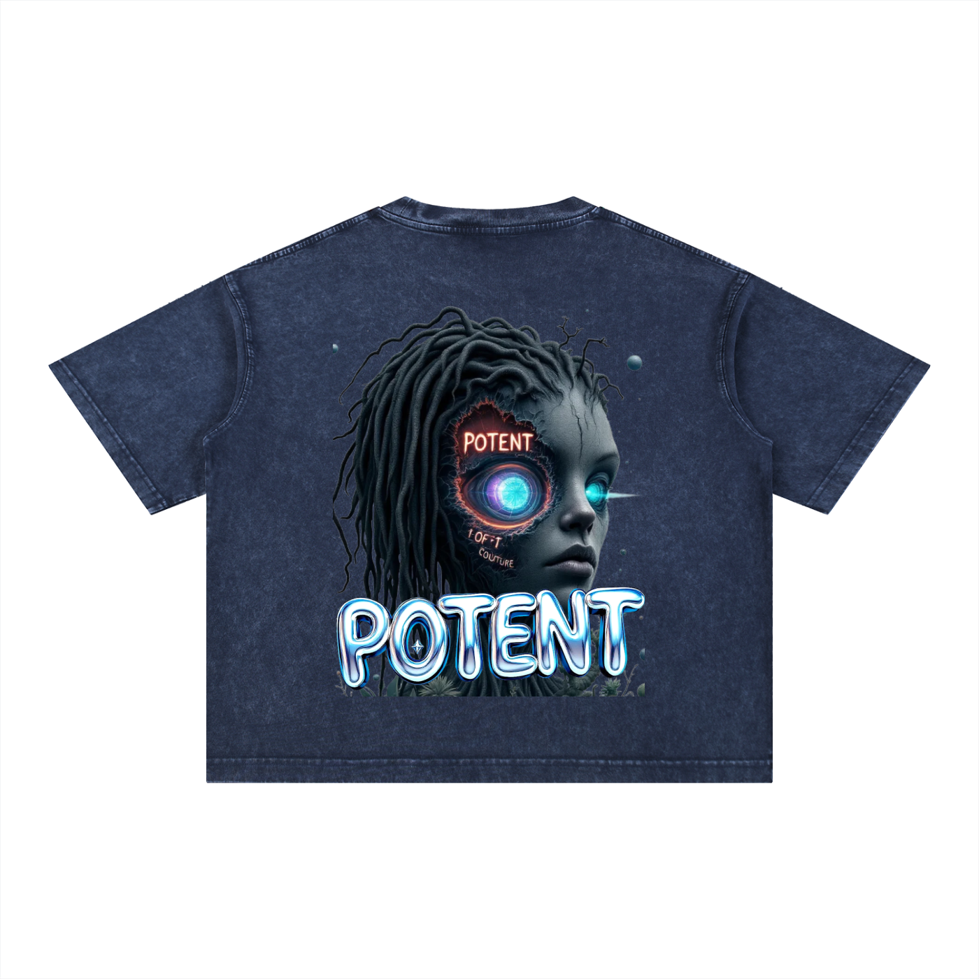 Mineral Wash Boxy Cotton T-Shirt