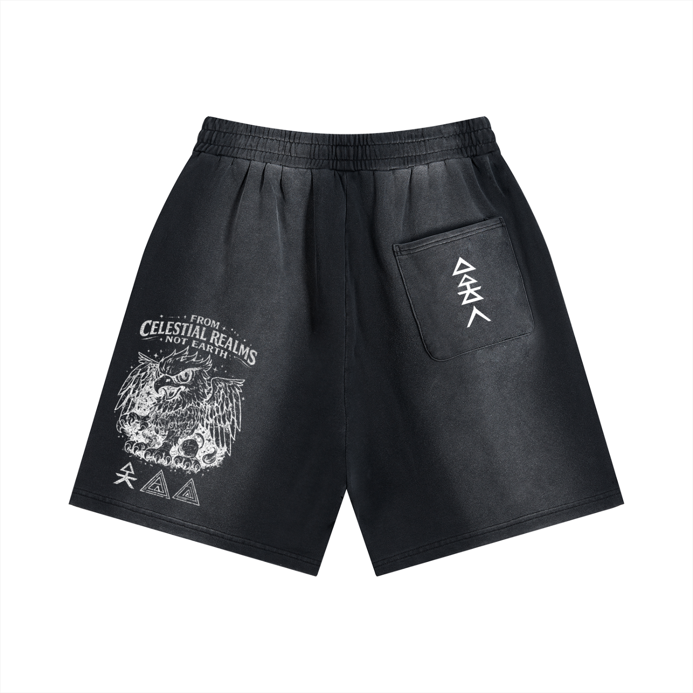 Sun Fade Distressed Shorts