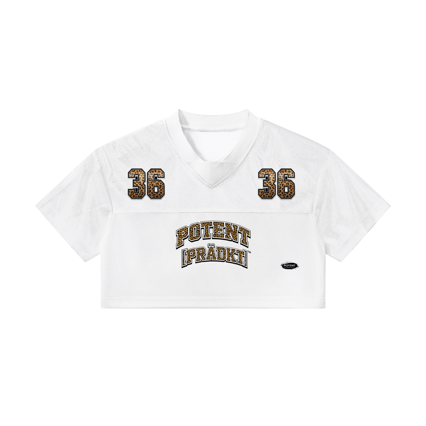 Women’s Cropped Paneled V-Neck Jersey