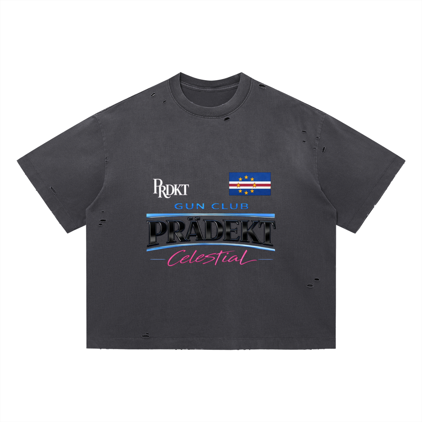 Vintage Washed Distressed Boxy Oversized T-Shirt