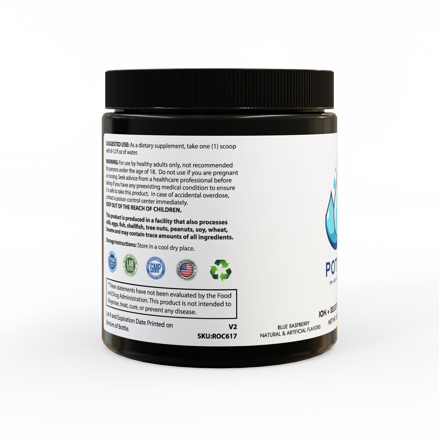 POTENTS ION + Select Electrolyte Supplement (225g, 7.9oz)