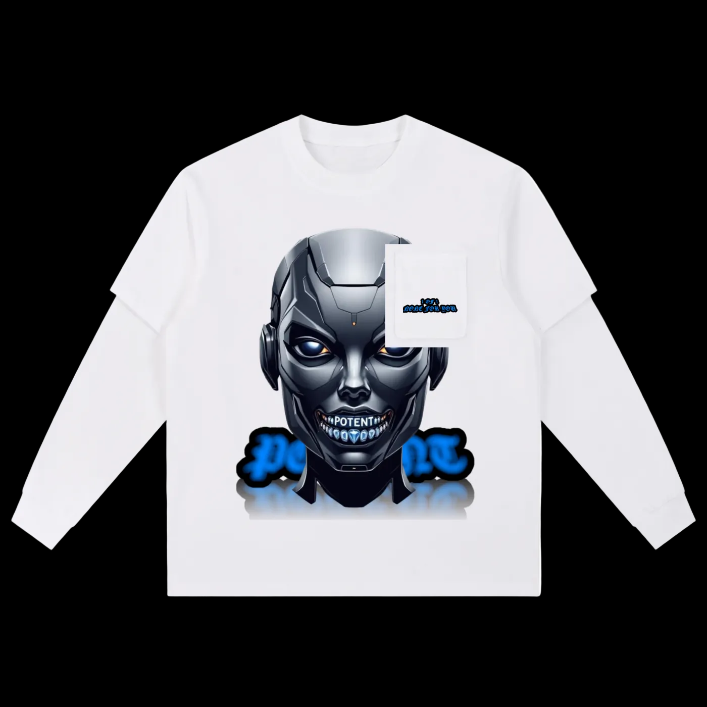 Layered Long Sleeve Oversized Tee