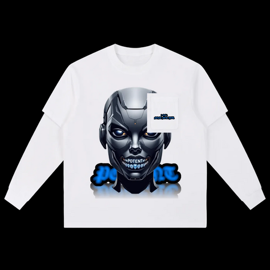 Layered Long Sleeve Oversized Tee