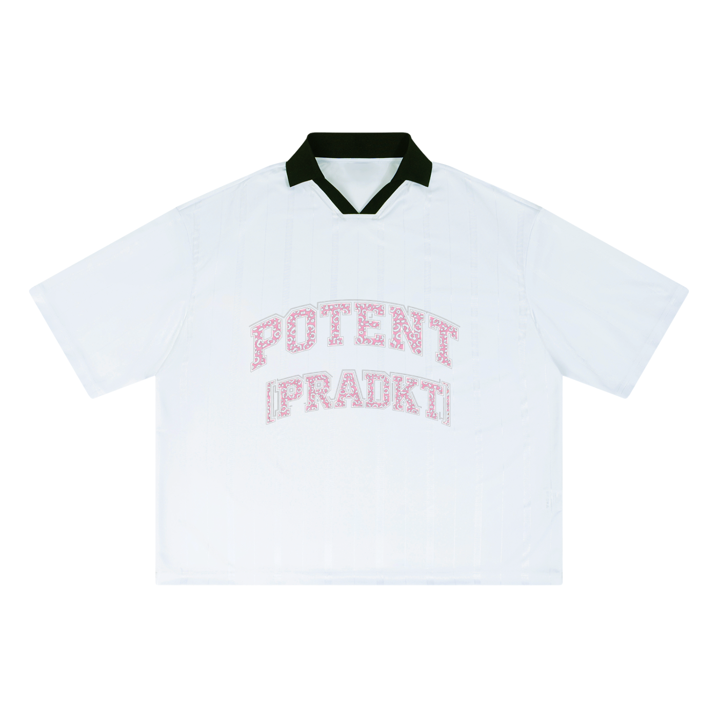Unisex Striped Boxy Soccer Jersey