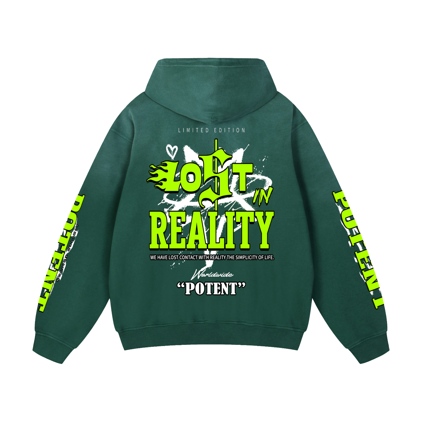 Heavyweight Sunfade Oversized Hoodie 400 GSM