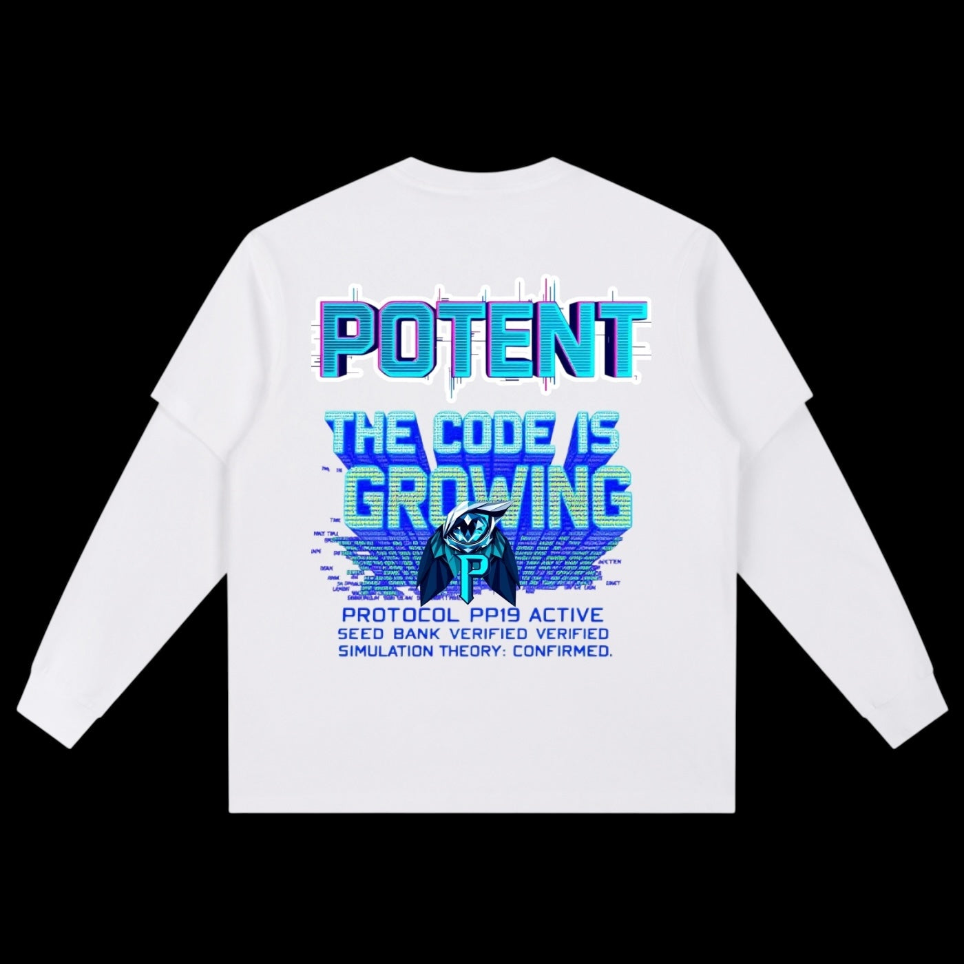 Layered Long Sleeve Oversized Tee