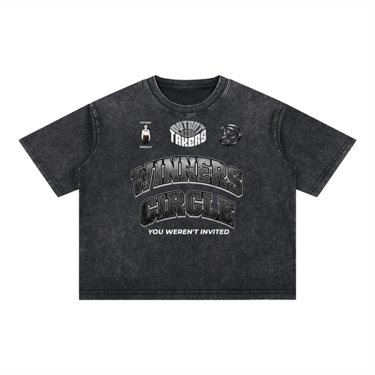 Mineral Wash Boxy Cotton T-Shirt
