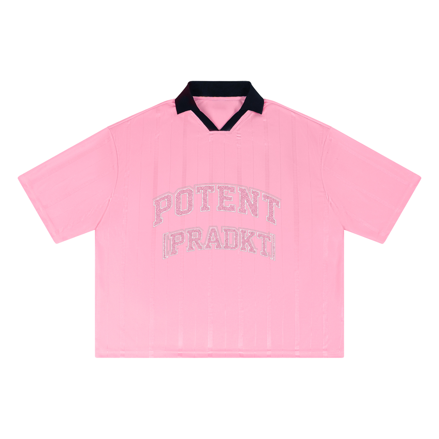 Unisex Striped Boxy Soccer Jersey