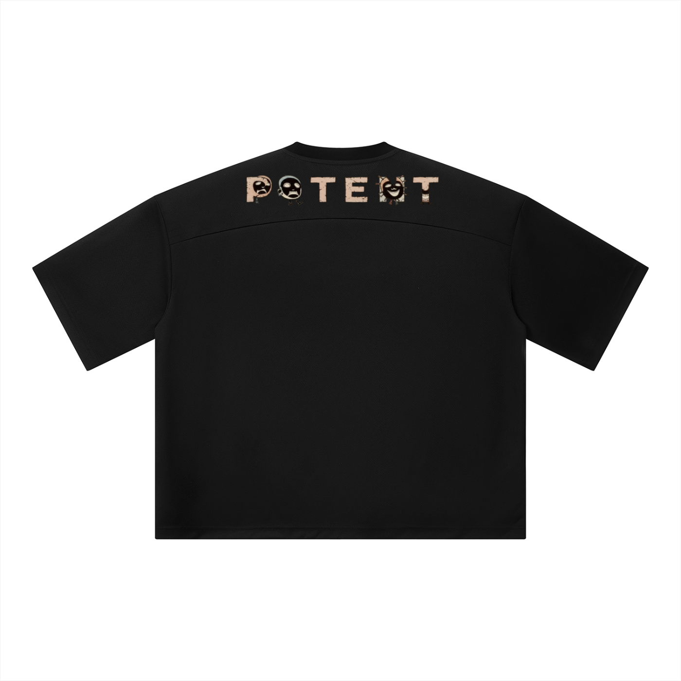 Unisex Boxy Mesh Crewneck T-Shirt