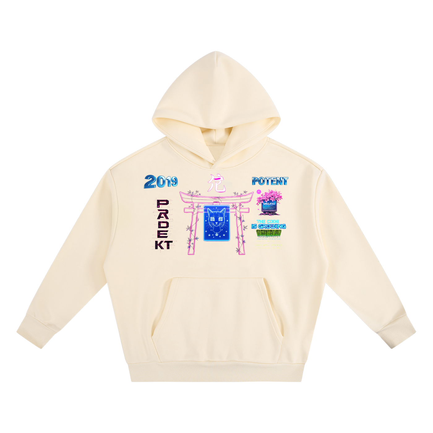 Essential Heavyweight Boxy Fleece Hoodie 500 GSM