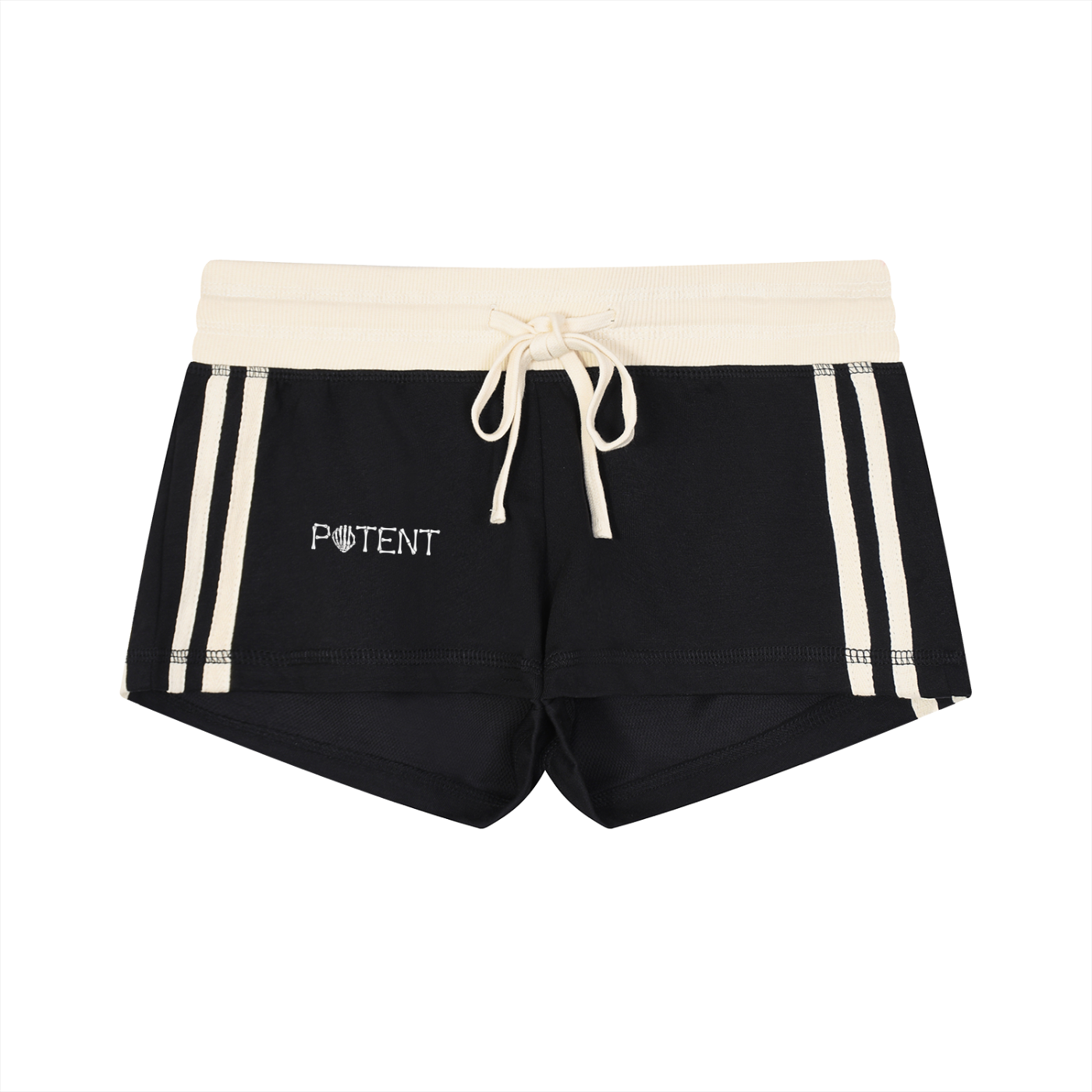 Women's Contrast Stripe Track Shorts