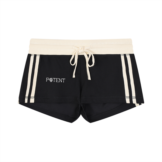 Women's Contrast Stripe Track Shorts